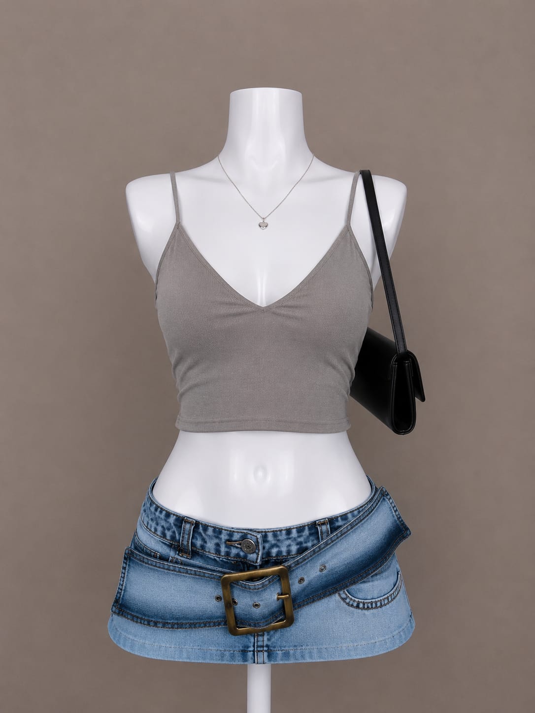 Gray Cami Top