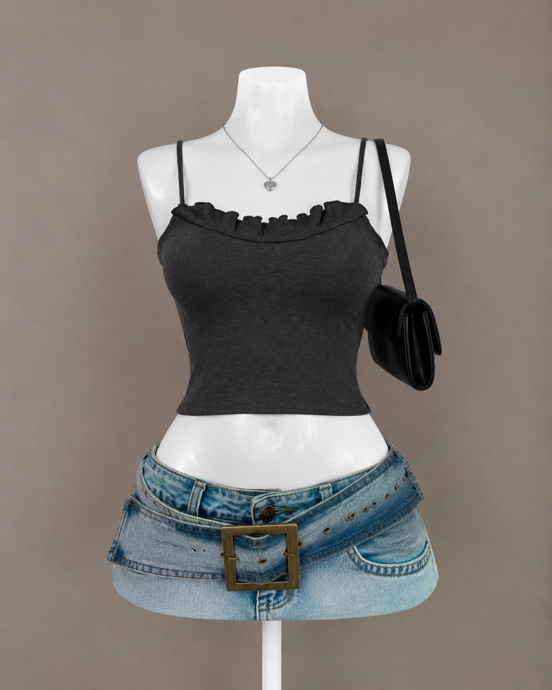 Charcoal Cami Top