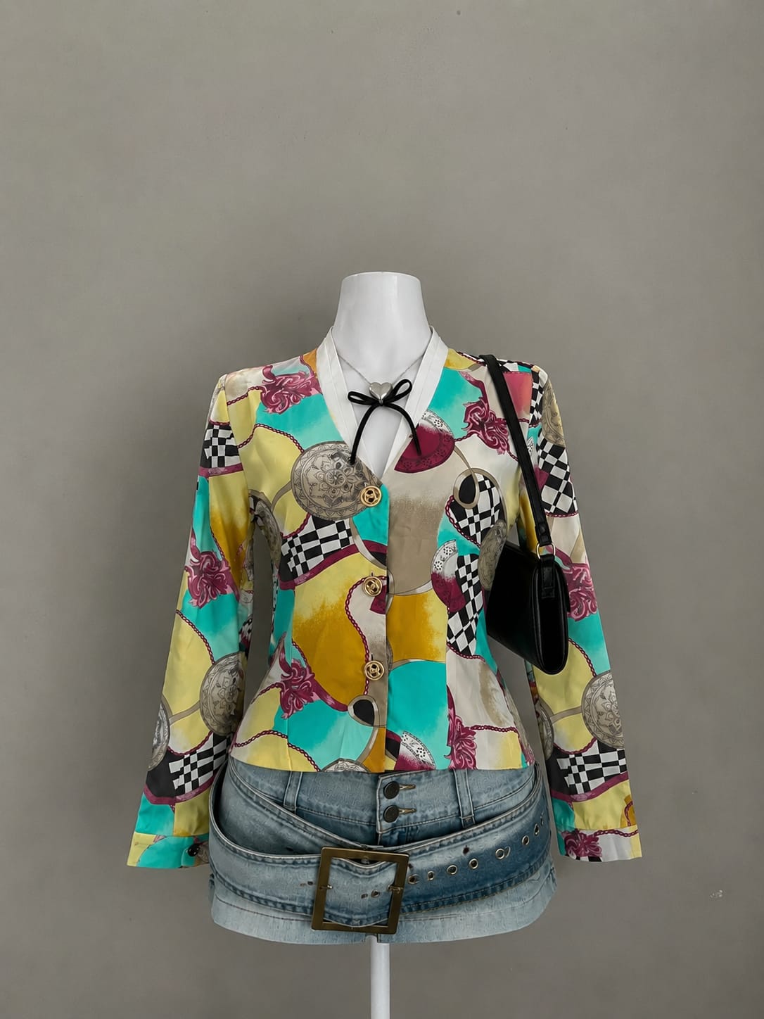 Multicolour Abstract Print Shirt
