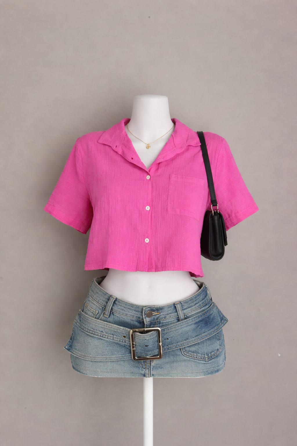 Beige Ribbed Sleeve Top