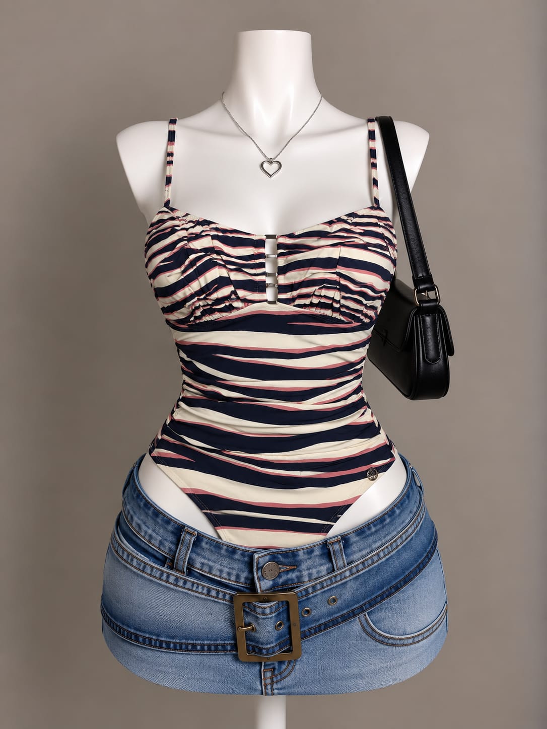 Navy Blue Bodysuit