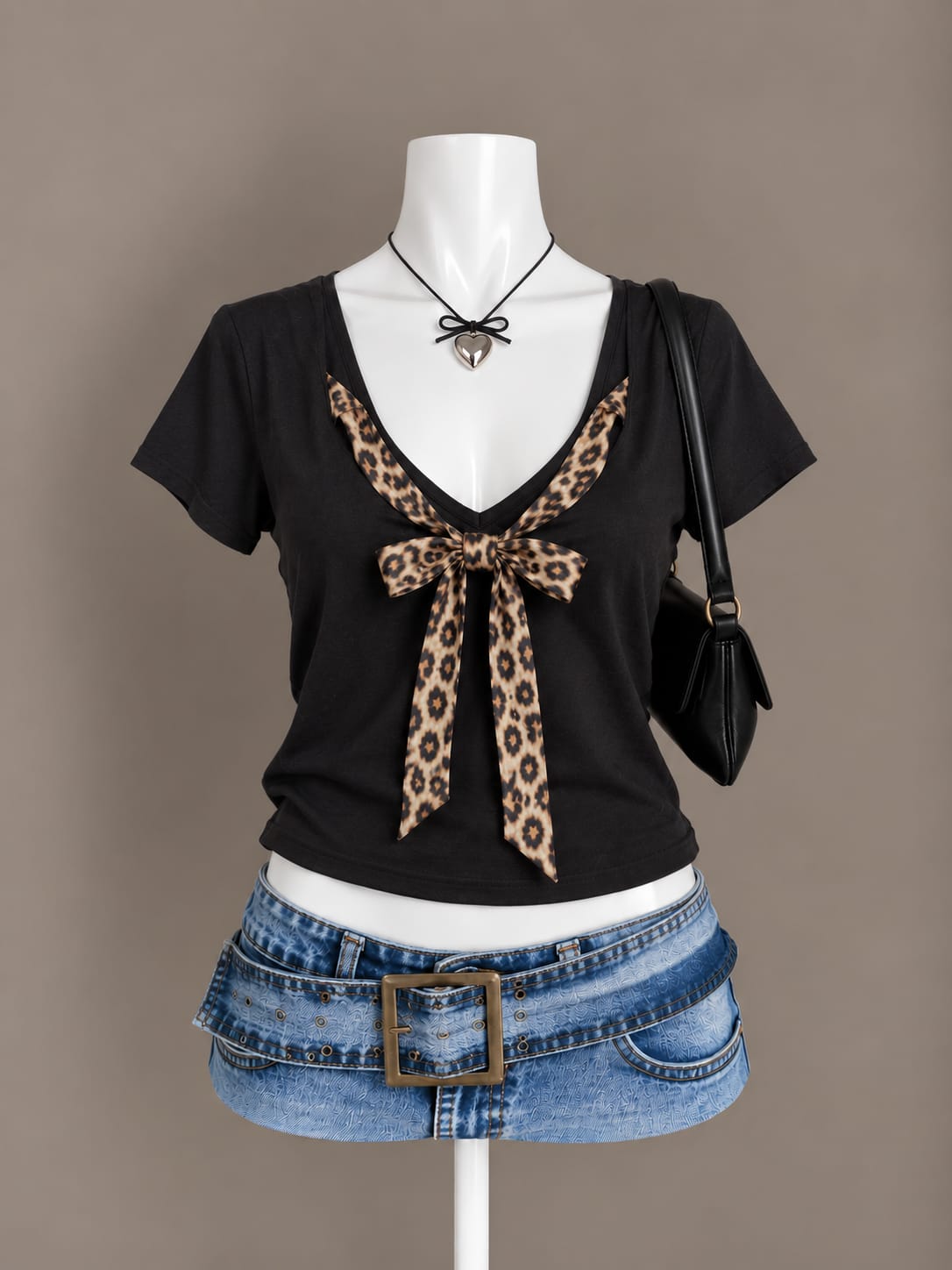 Black Bow Top