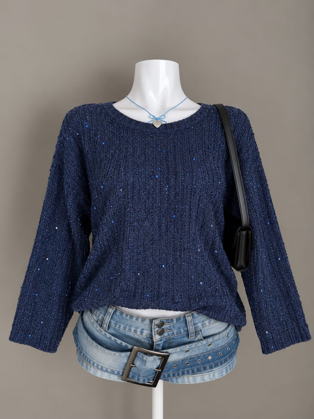 Navy Blue Sweater