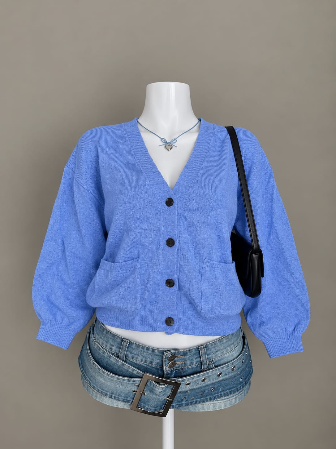 Blue Cardigan