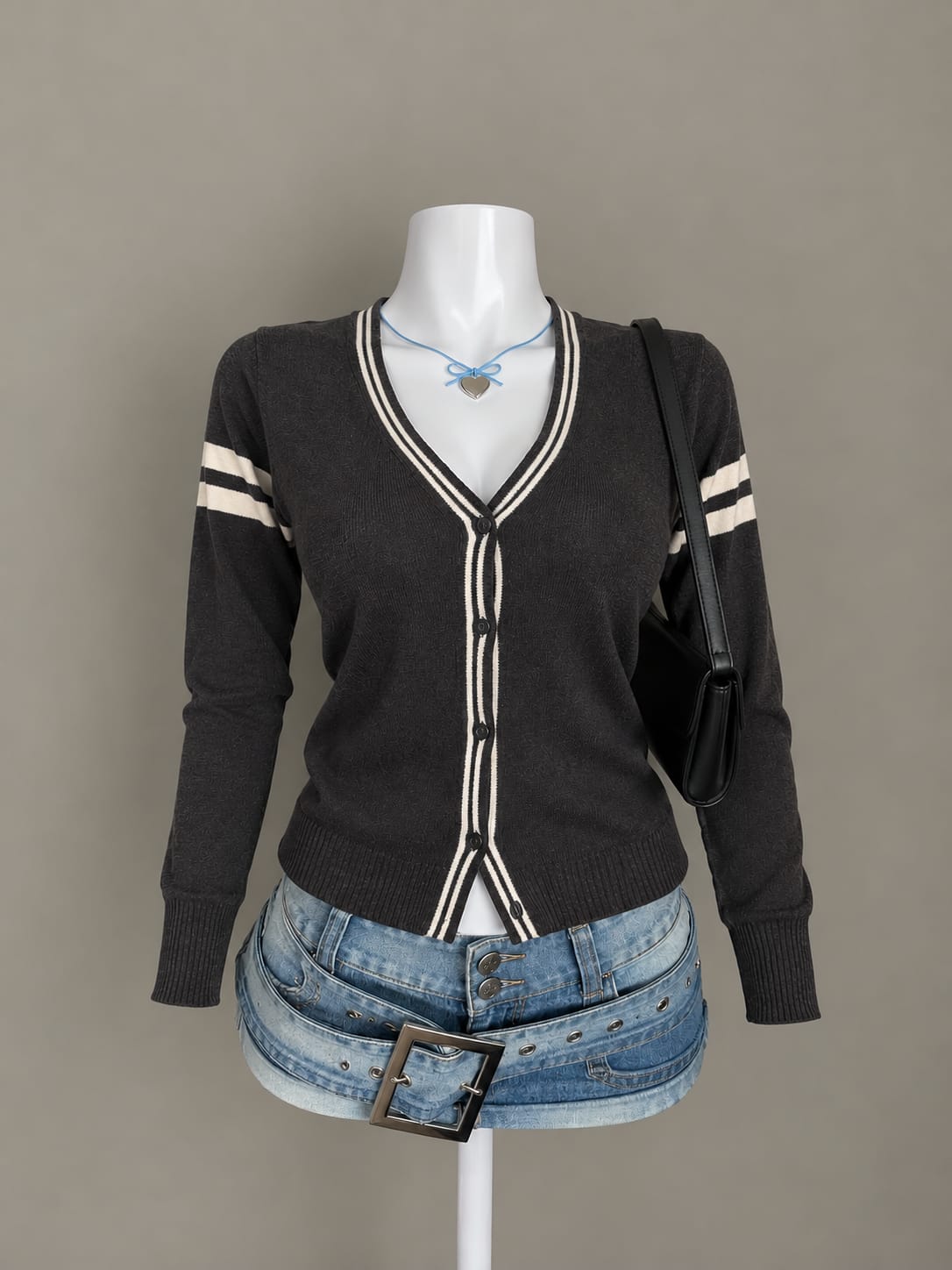 Charcoal Grey Cardigan