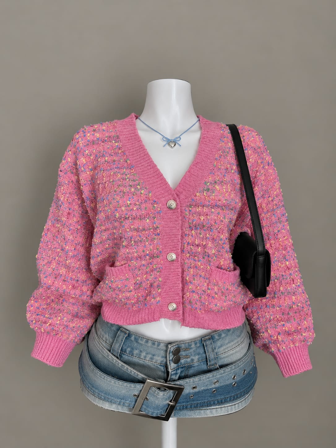 Pink Cardigan