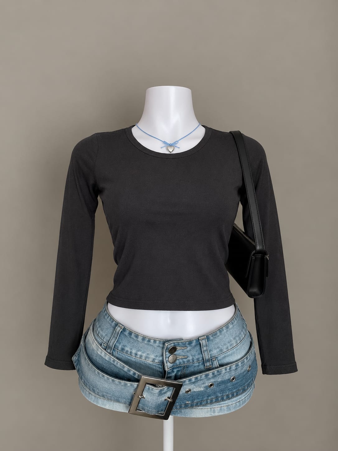Black Crop Top