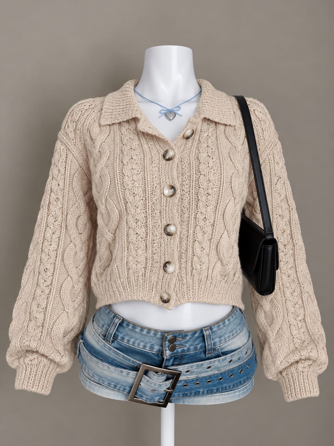 Beige Cardigan