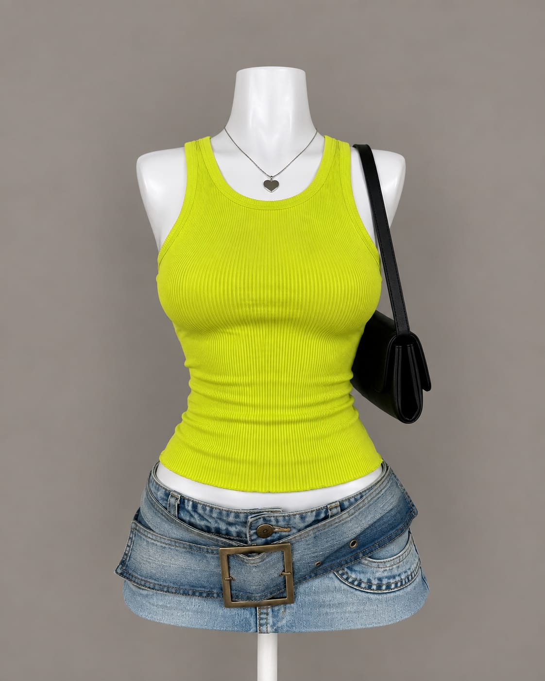 Neon Yellow Tank Top
