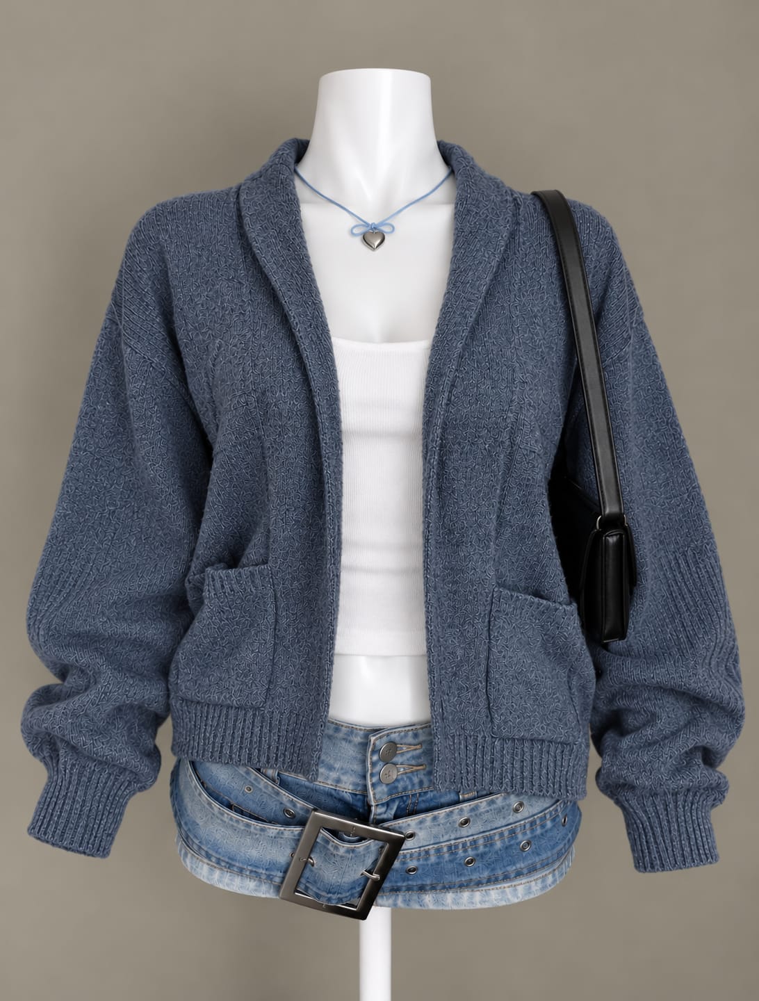 Slate Blue Cardigan