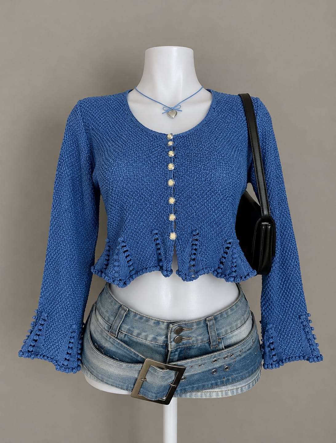Blue Cardigan