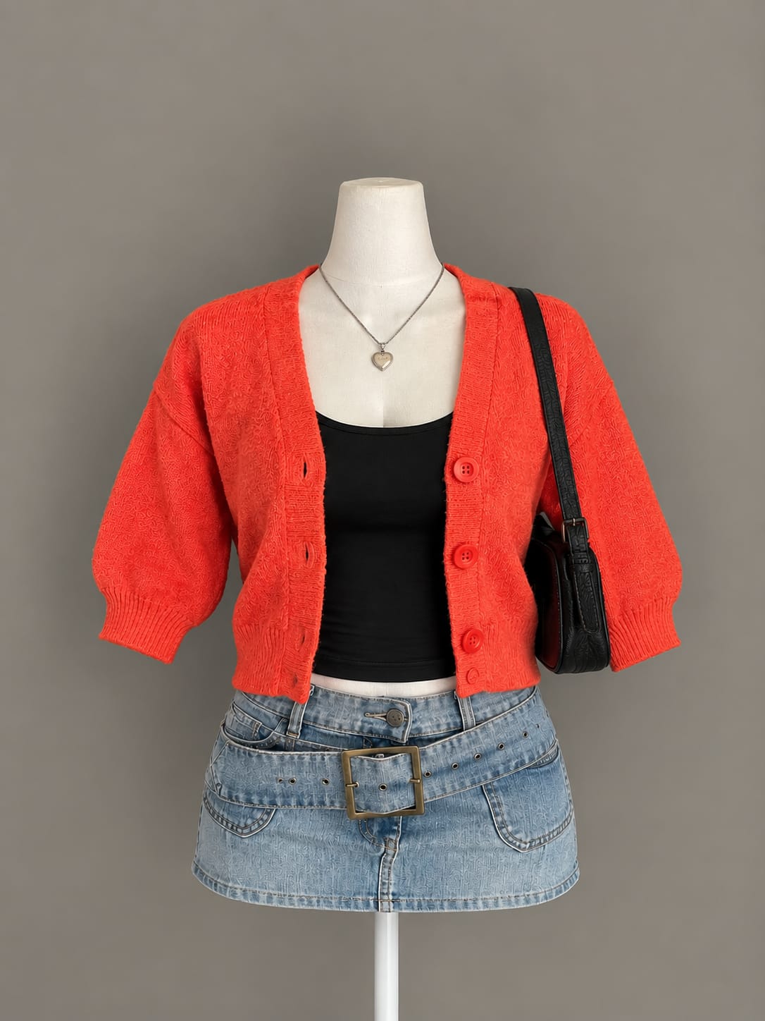 Orange Cardigan