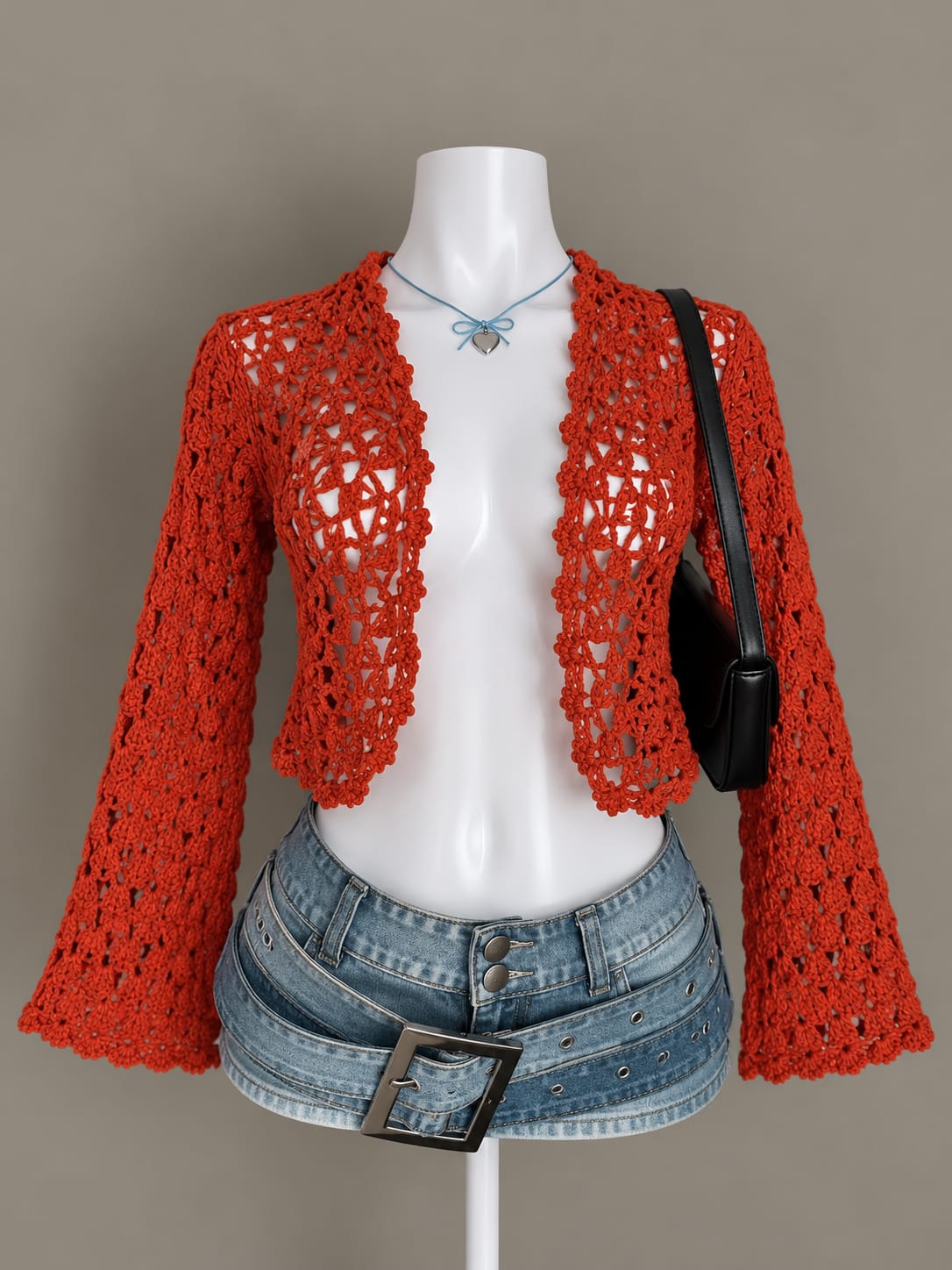 Orange Cardigan