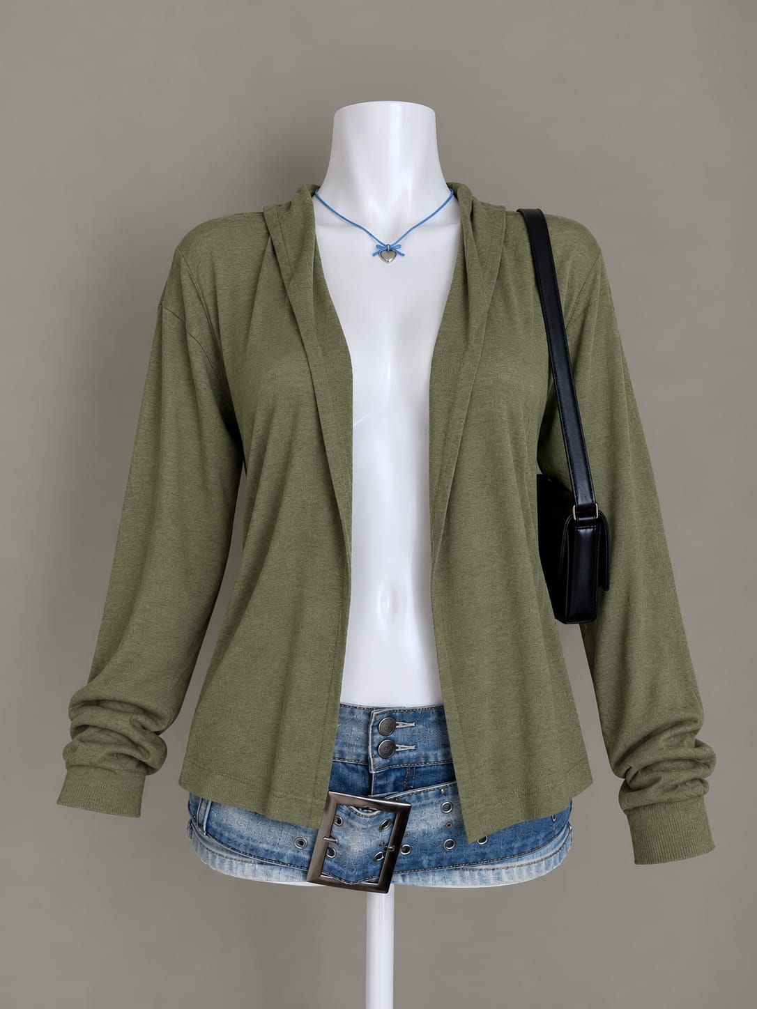 Olive Green Cardigan