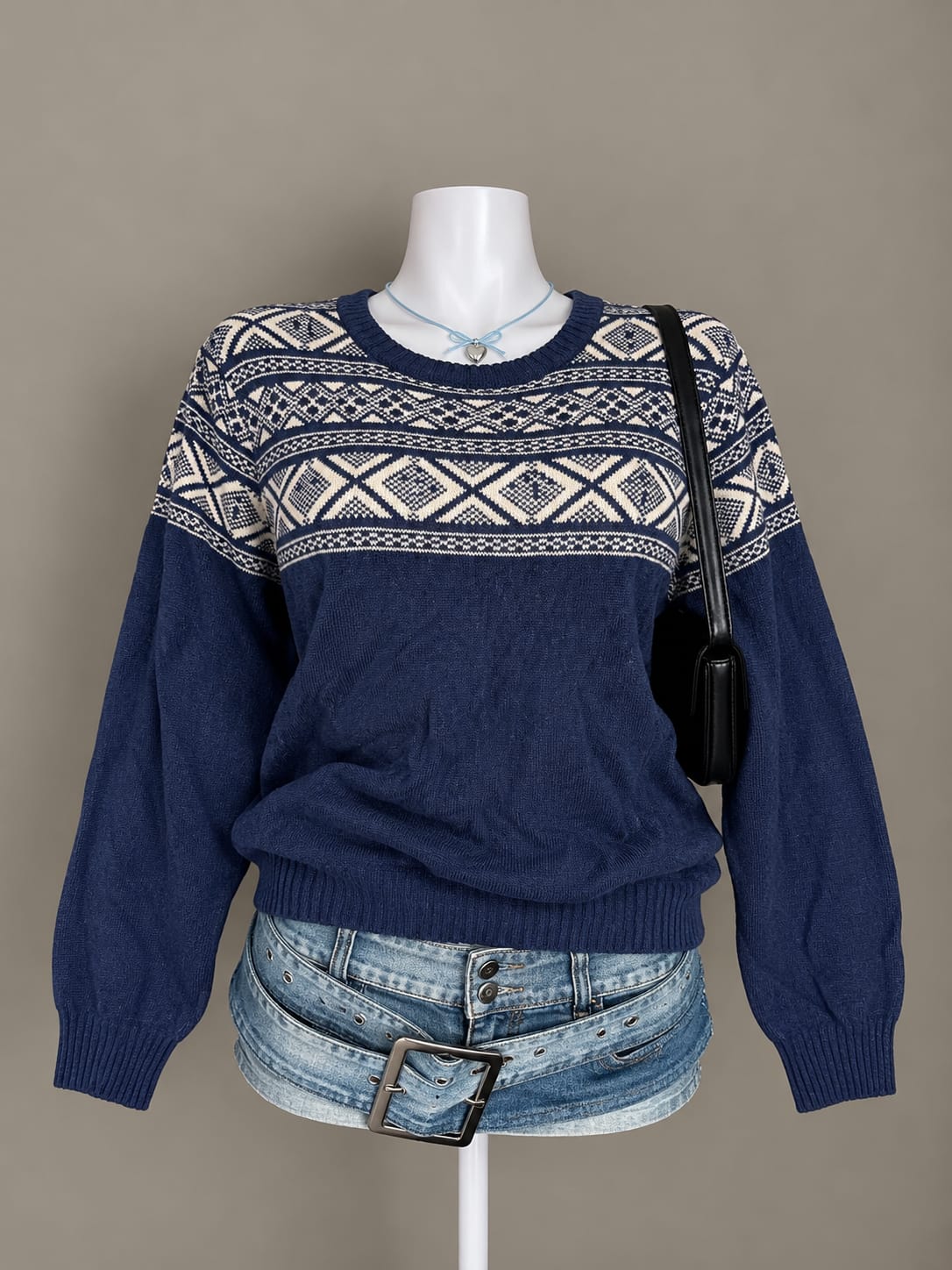 Navy Blue Sweater