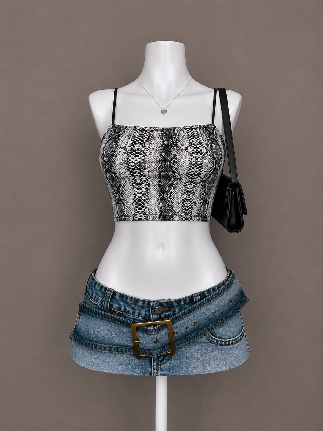 Black White Camisole