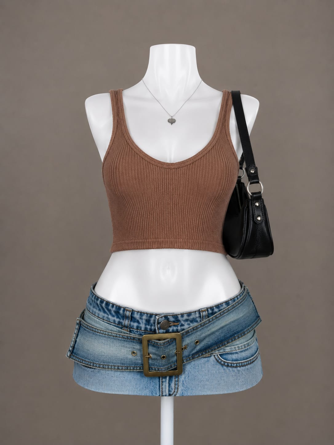 Brown Tank Top