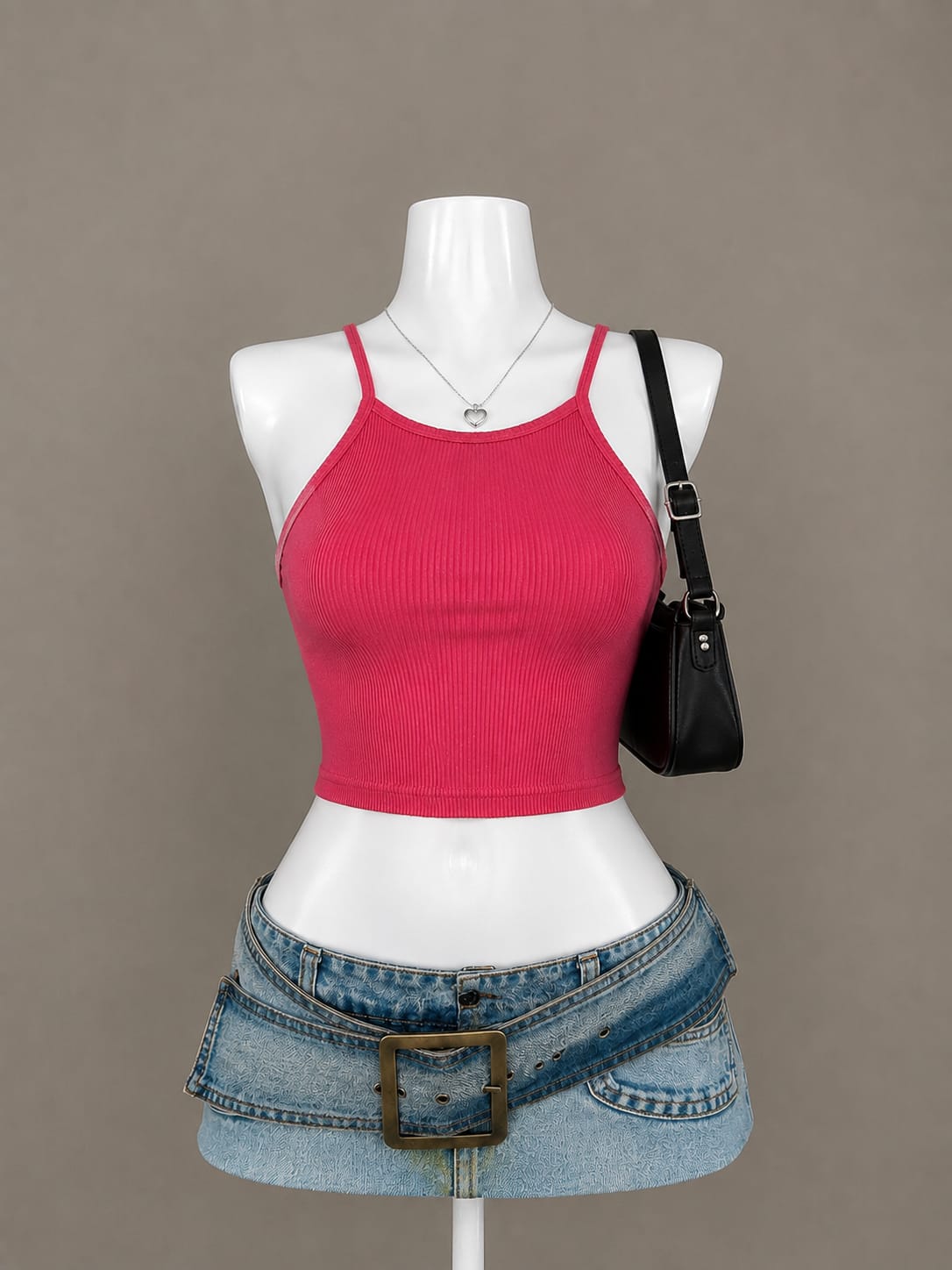 Raspberry Crop Top