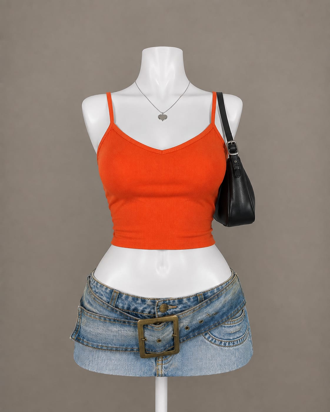 Orange Crop Top