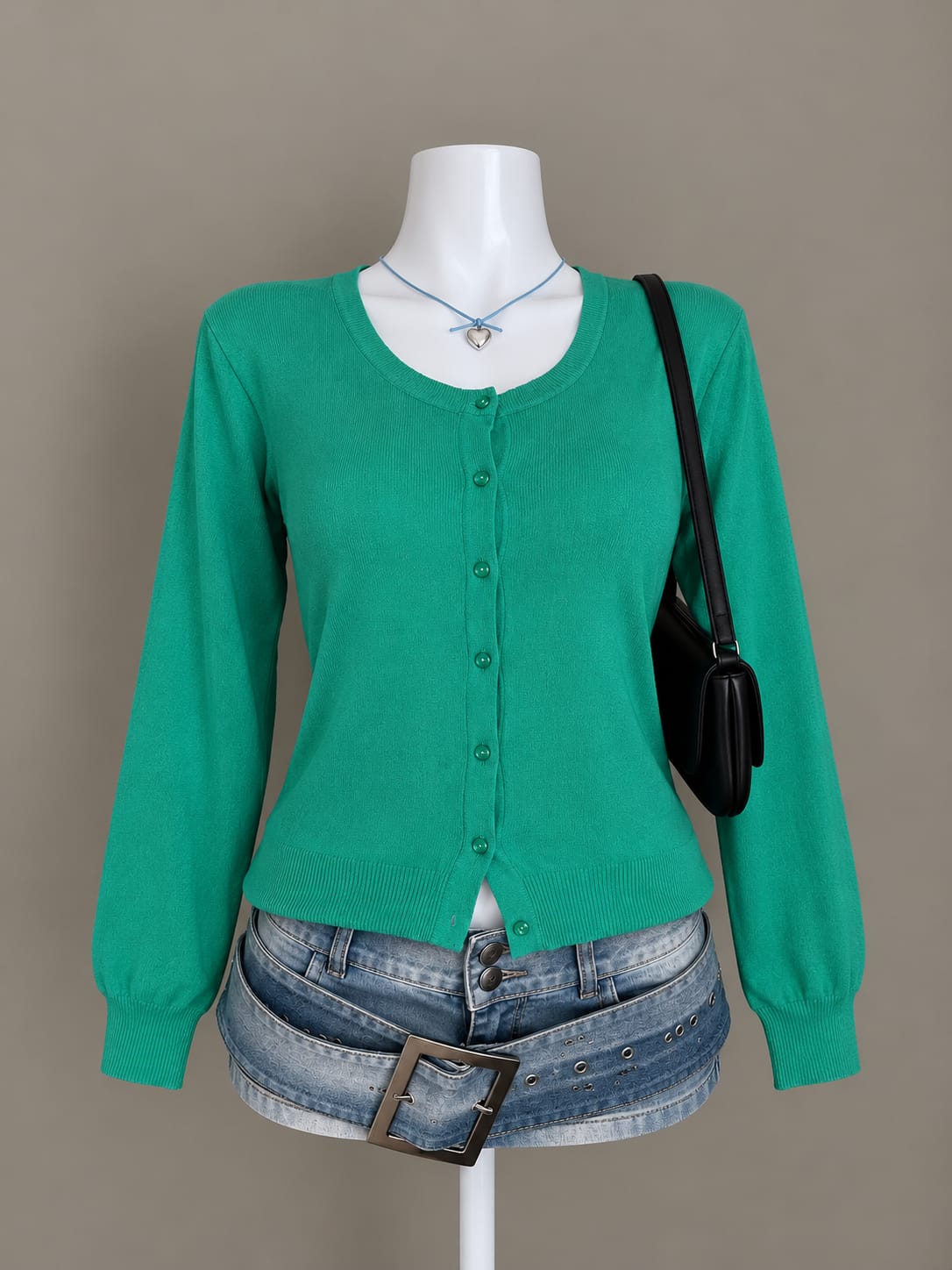 Green Cardigan