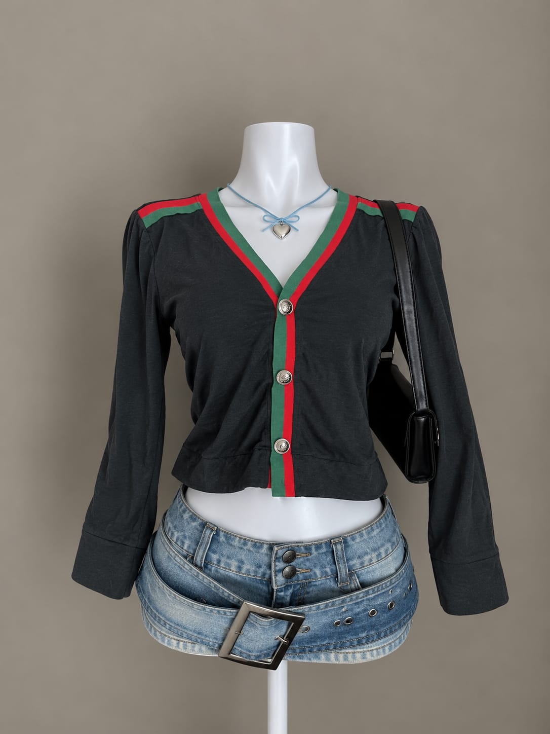 Charcoal Grey Cardigan