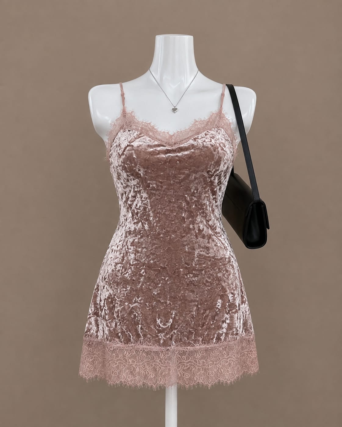 Blush Pink Slip Dress