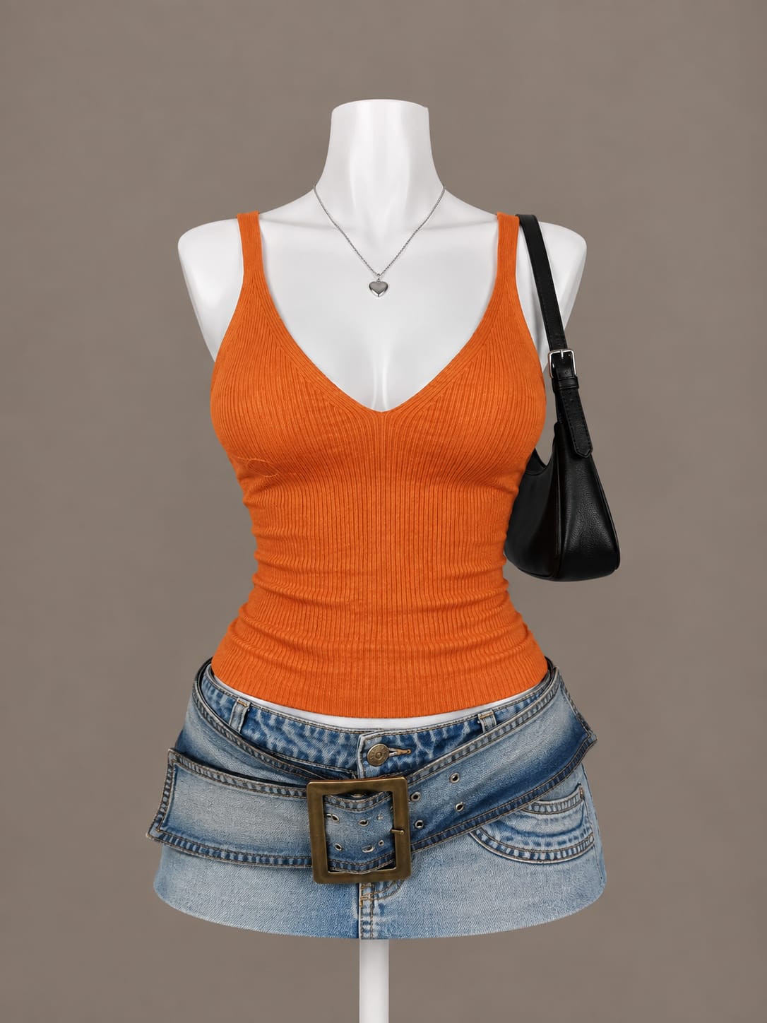 Orange Tank Top