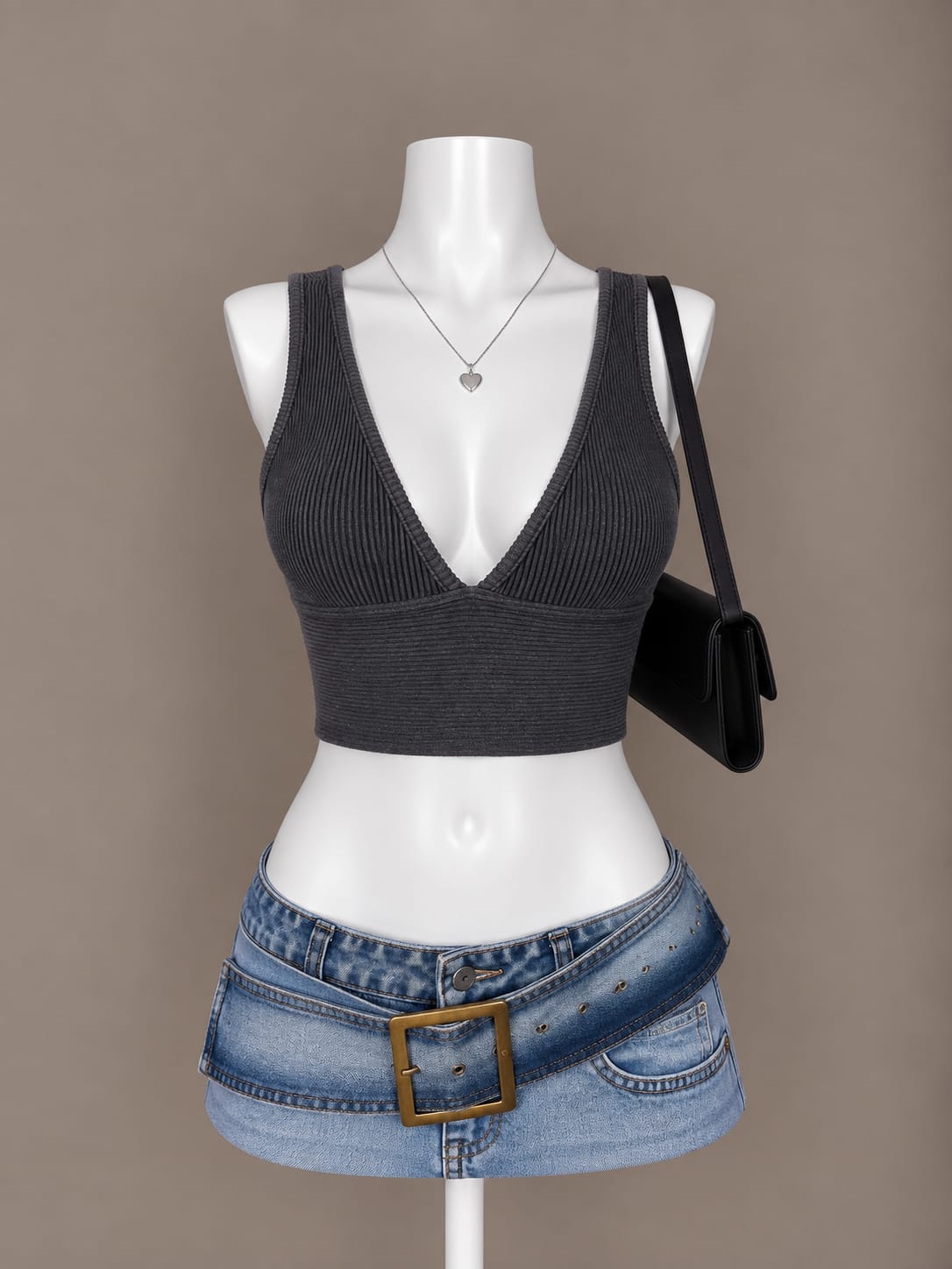 Charcoal Bralette