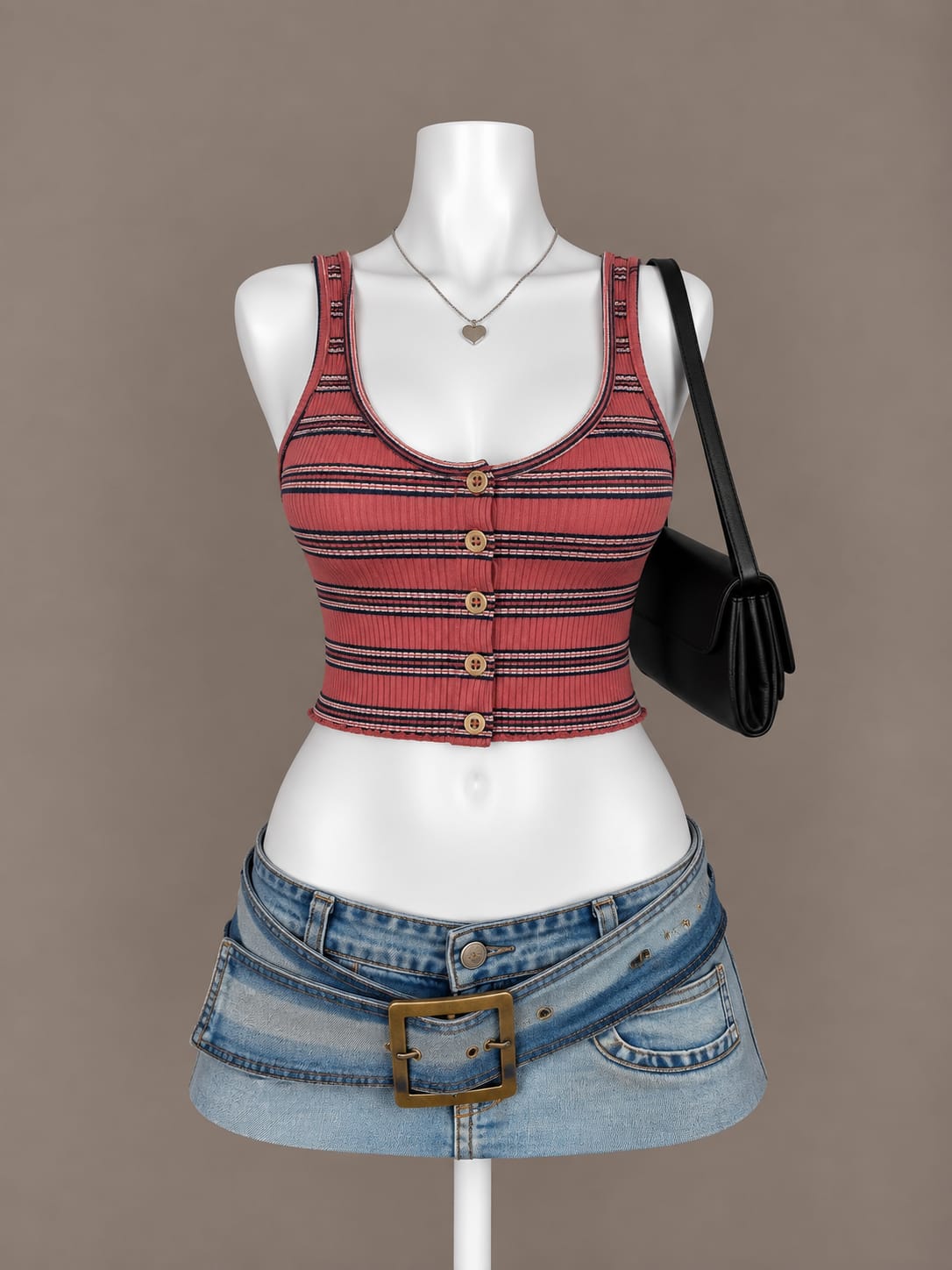 Red Crop Top