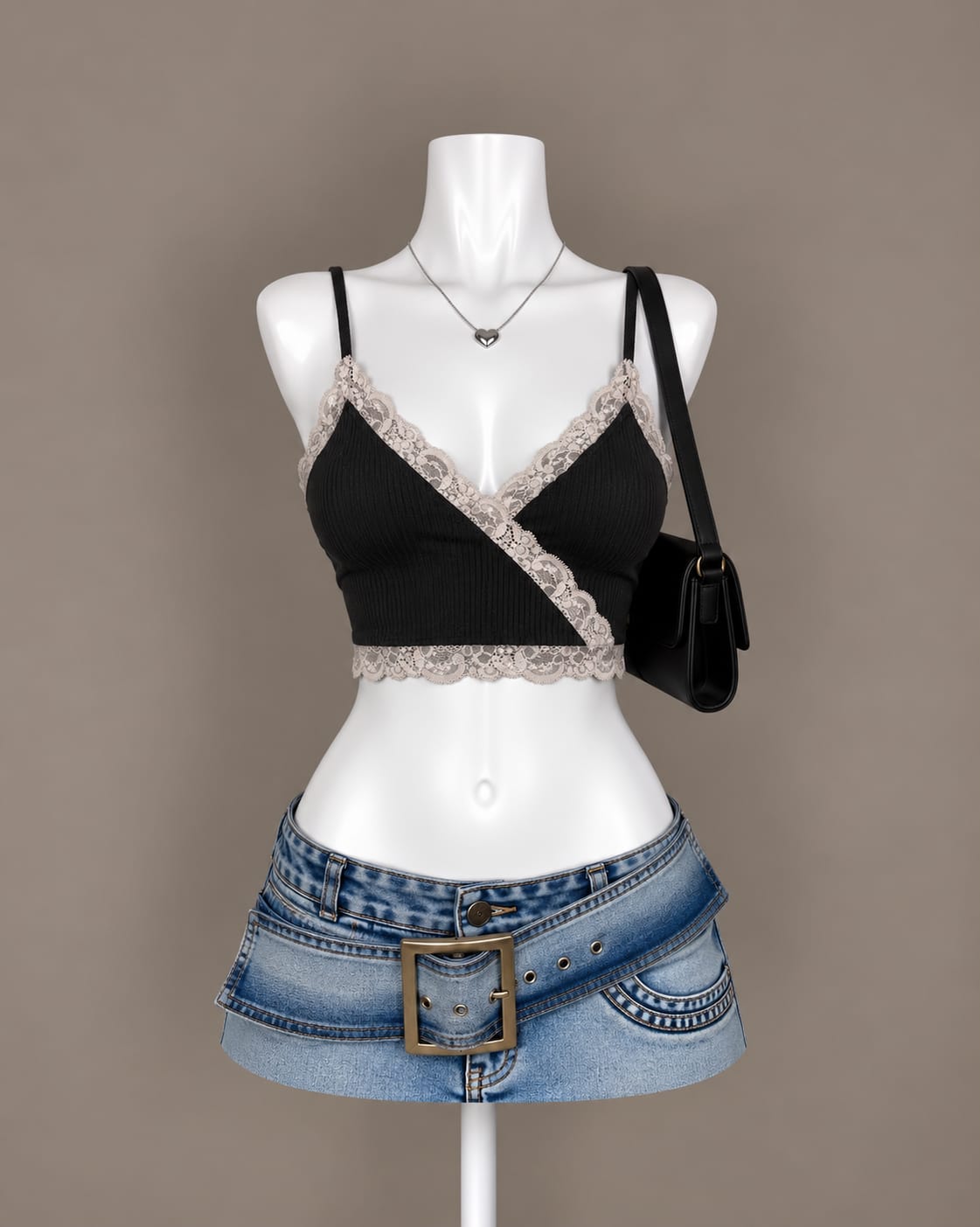 Black Crop Top