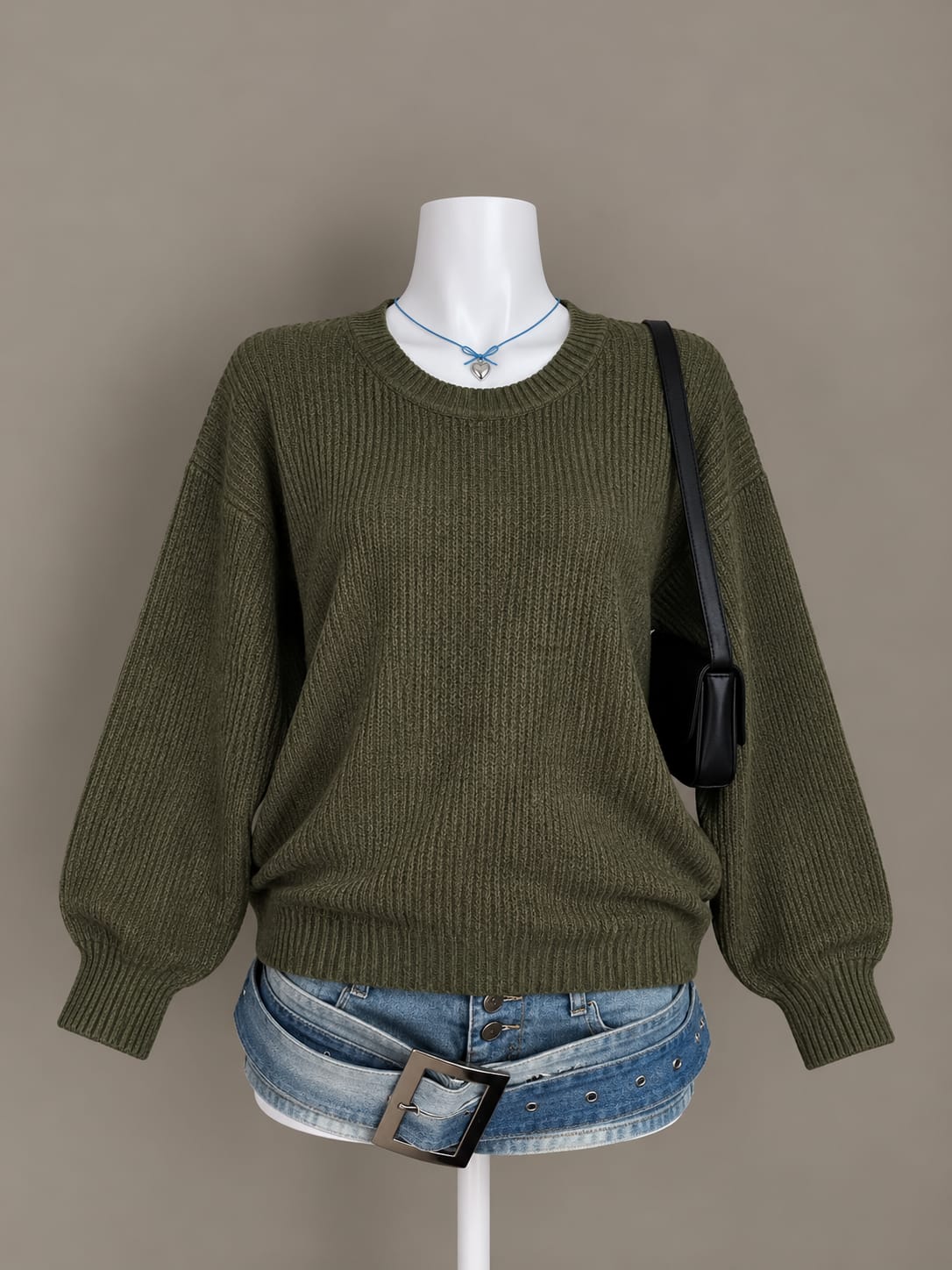 Olive Green Sweater