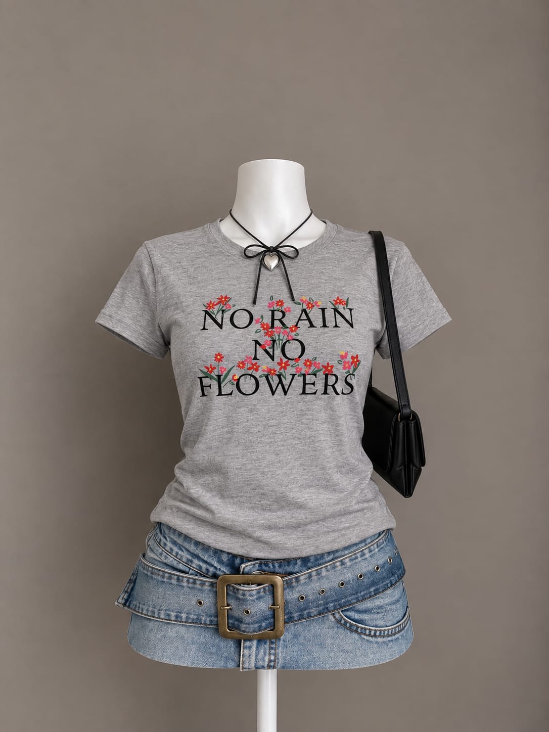 Gray Graphic T-Shirt