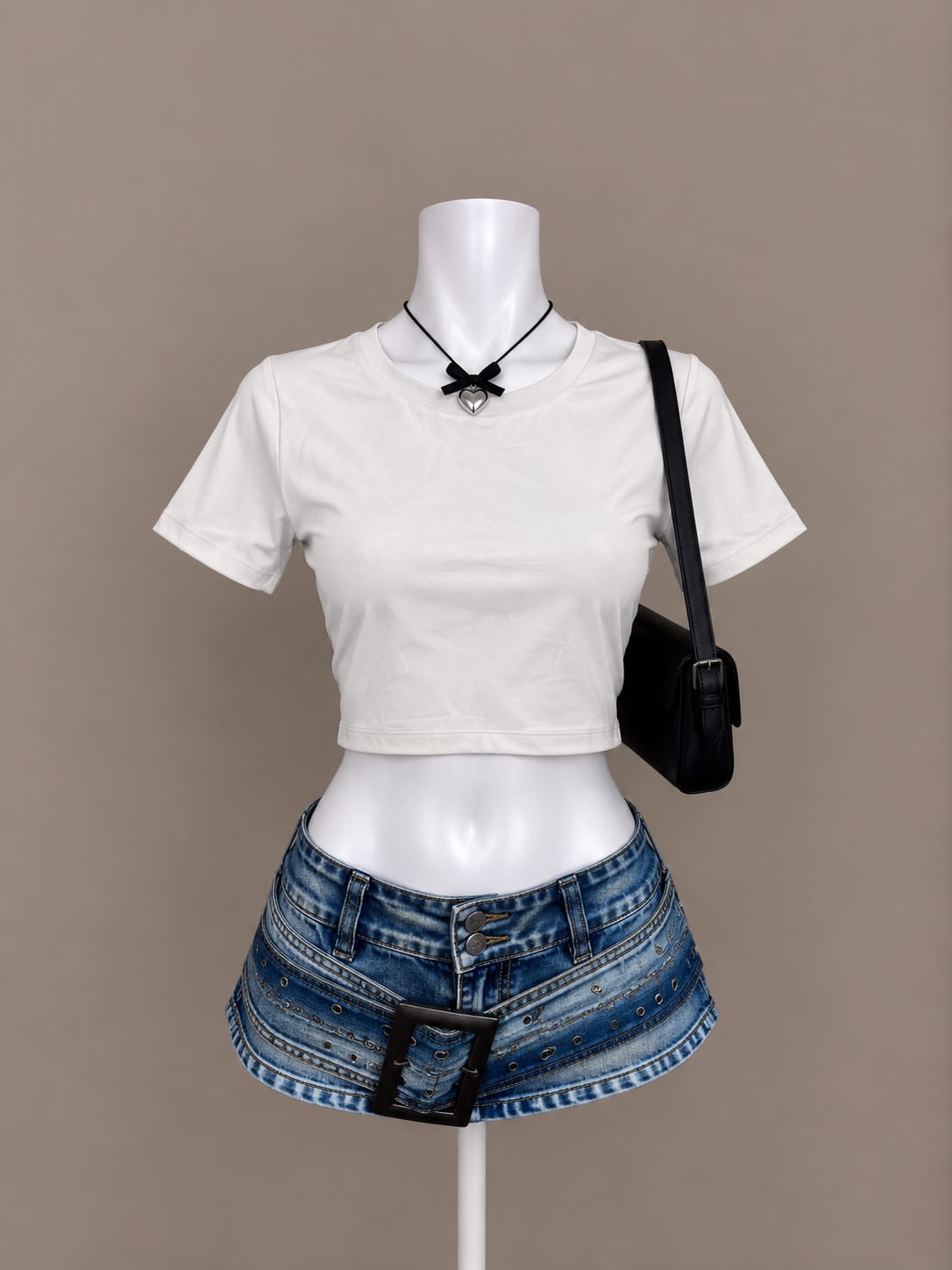White Crop Top