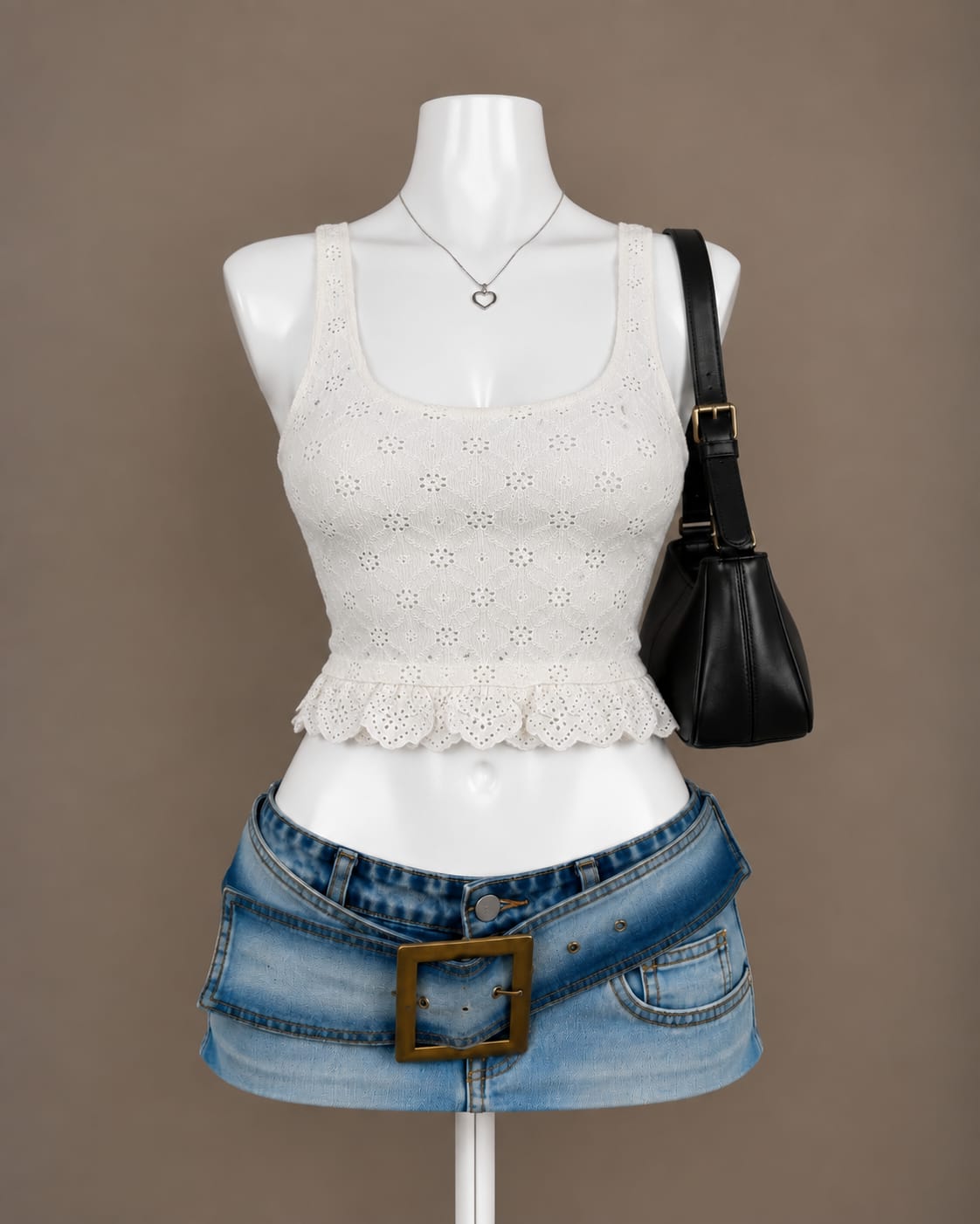 White Crop Top
