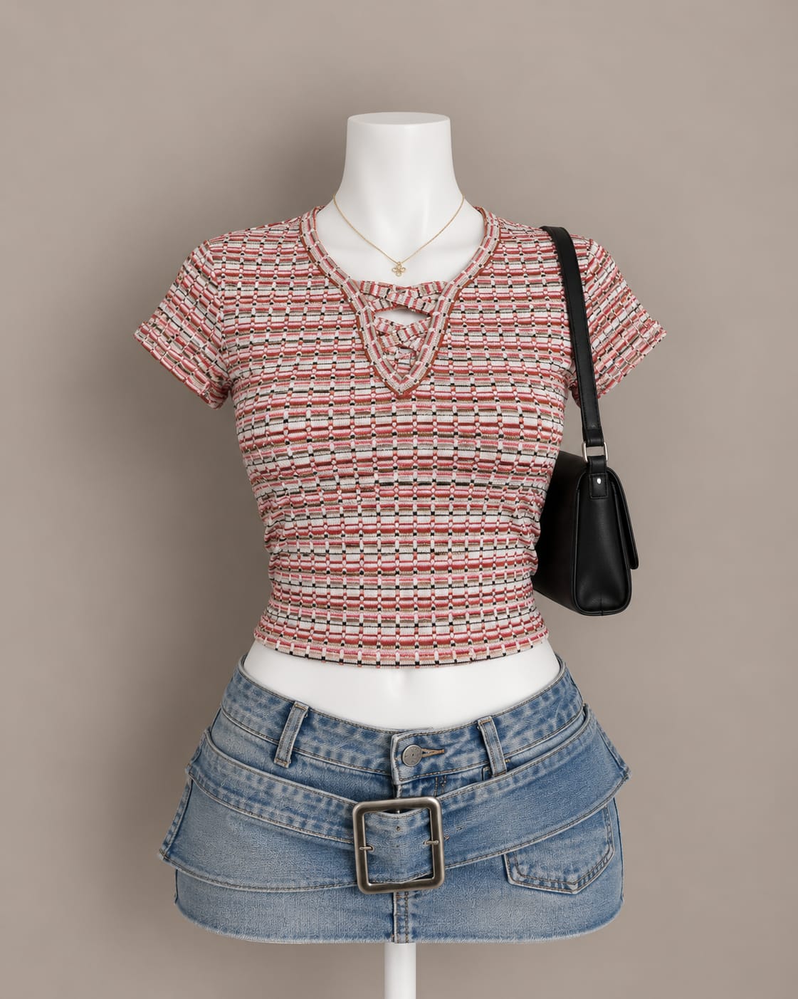 Pink Crop Top
