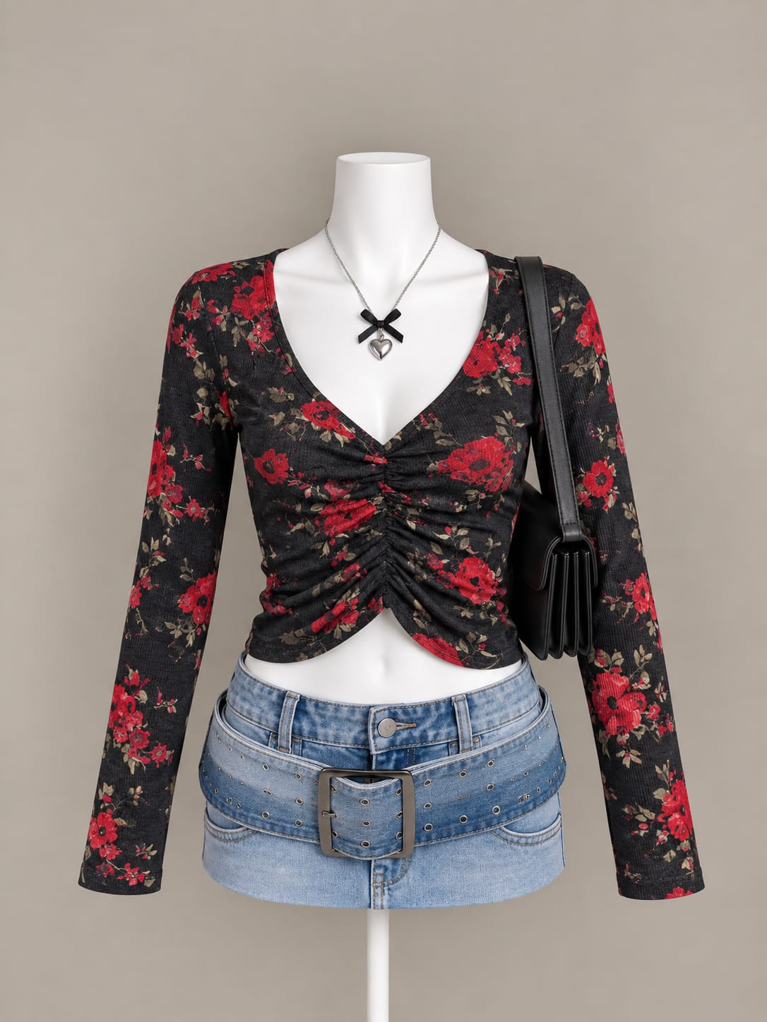 Black Crop Top