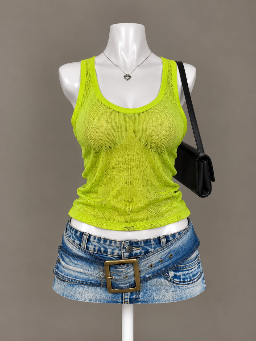 Neon Green Tank Top