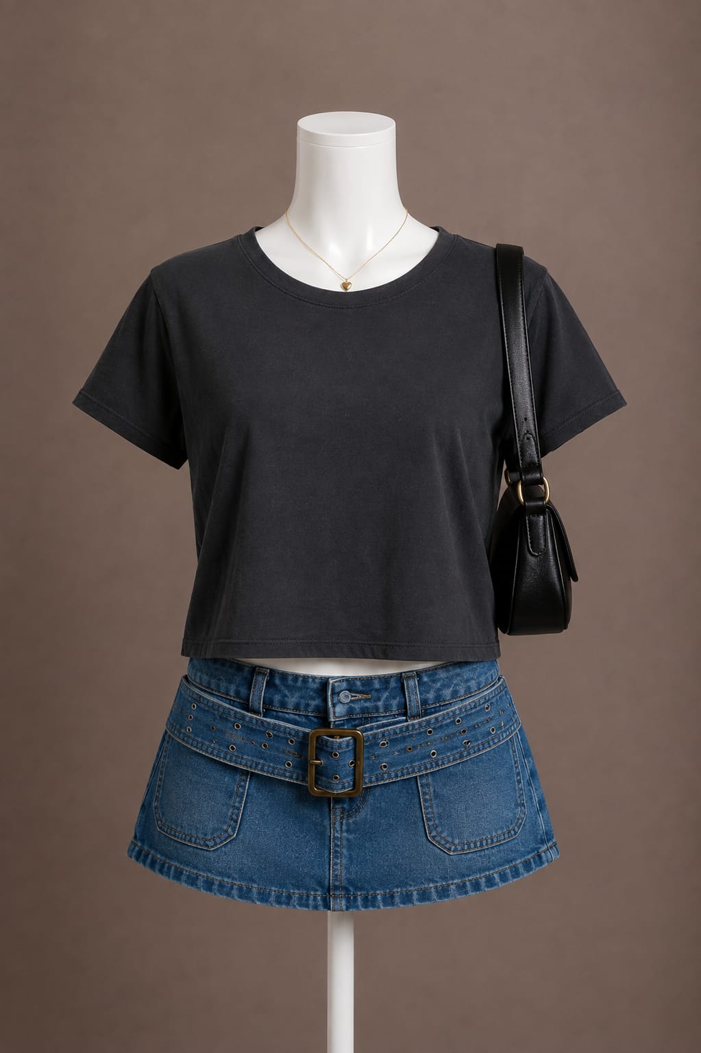 Black Crop Top