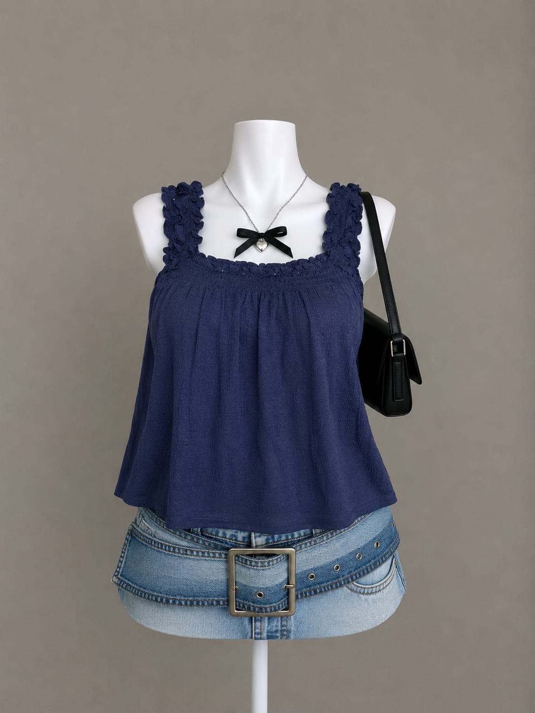 Navy Blue Tank Top