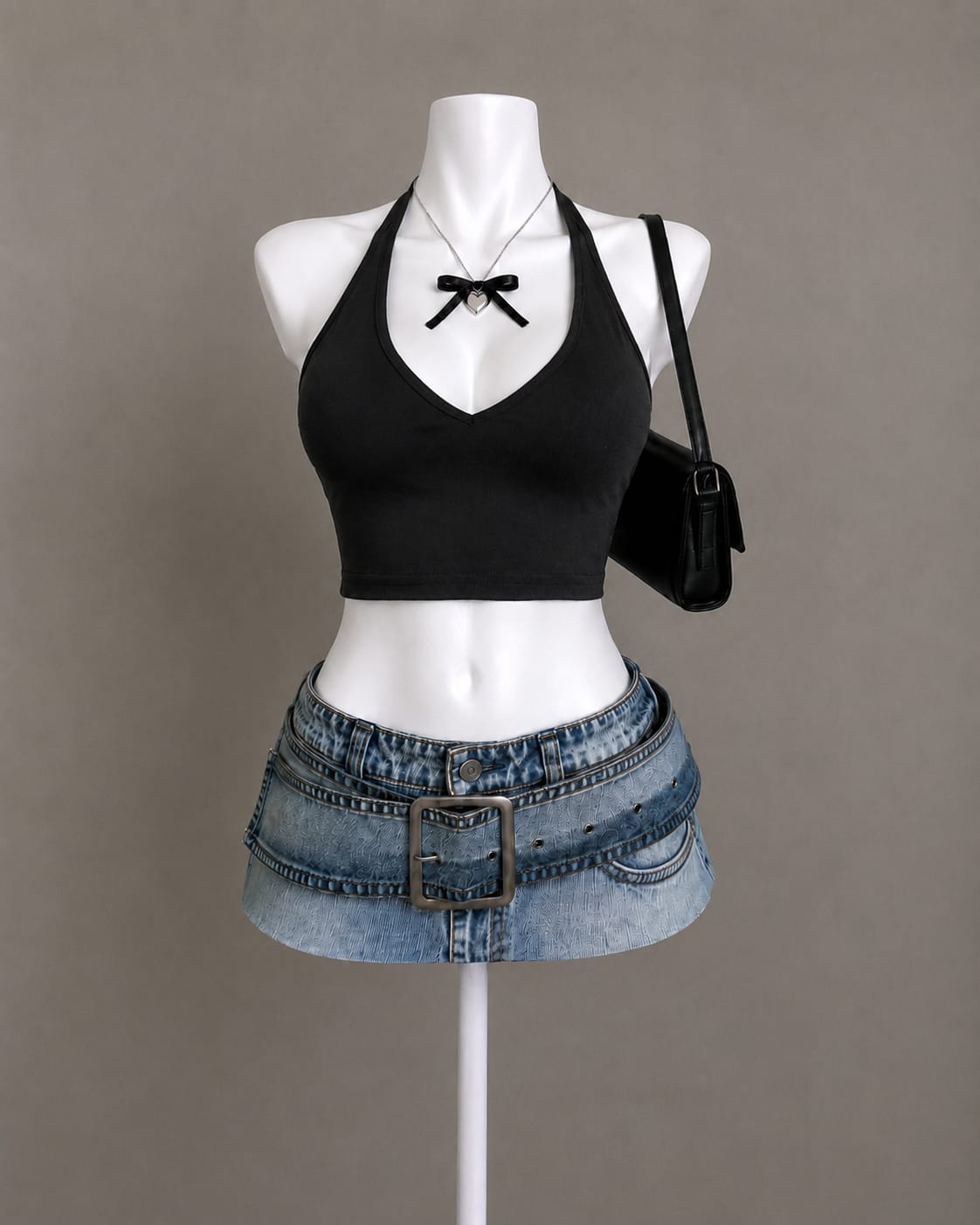 Black Crop Top