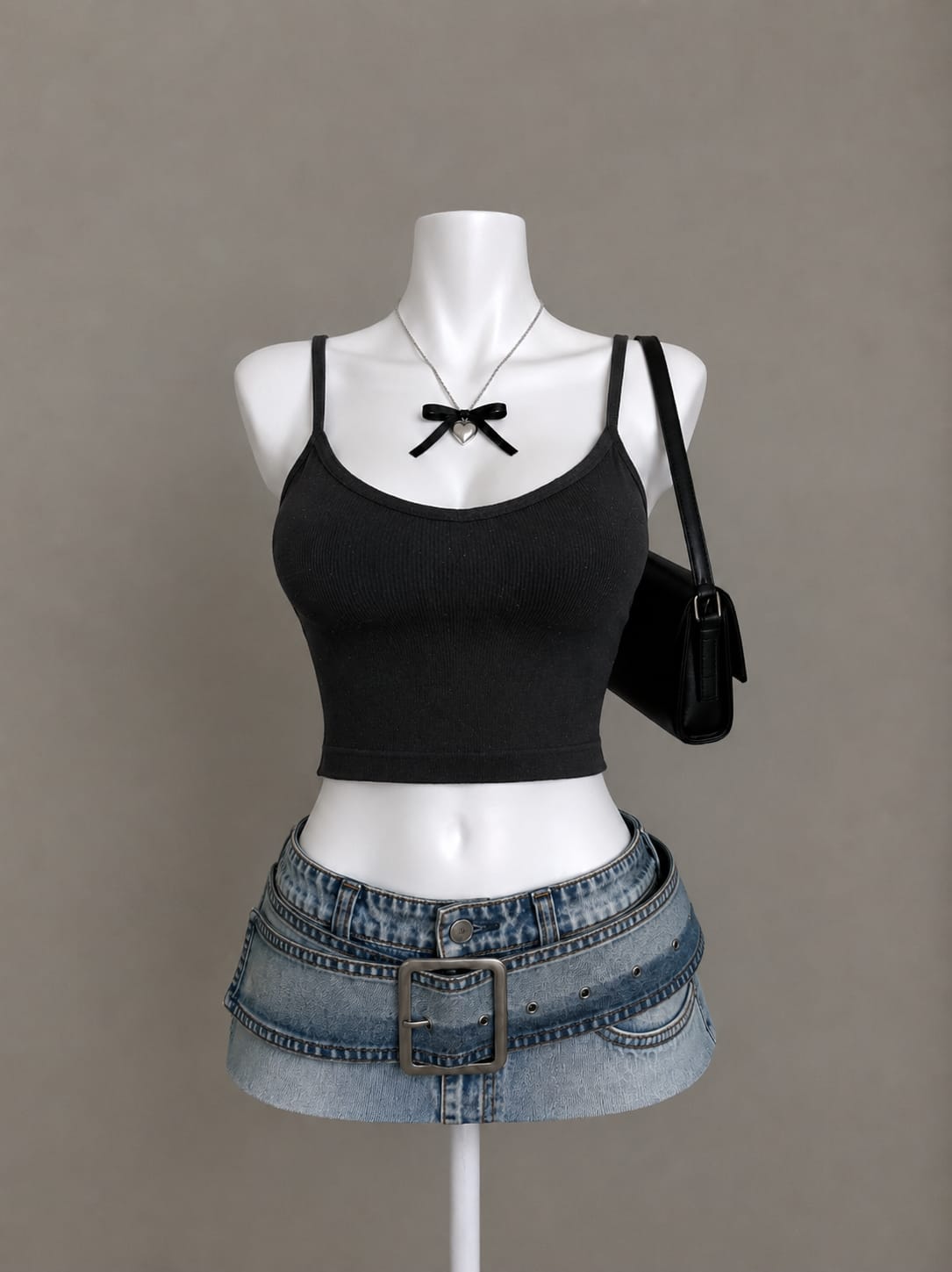 Black Crop Top