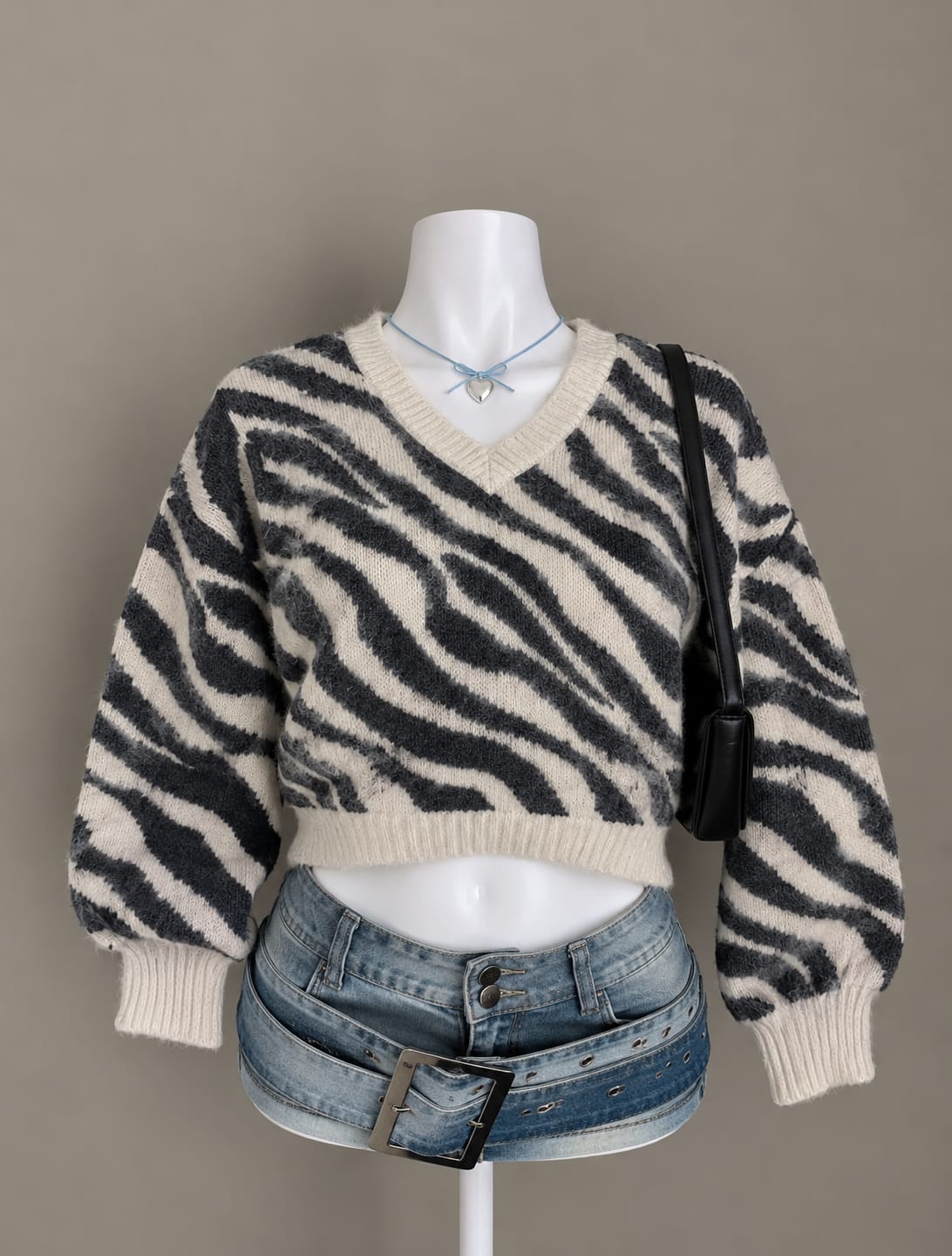 Black And White Sweater
