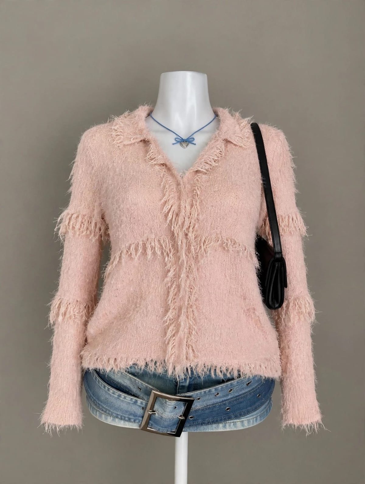 Pale Pink Cardigan