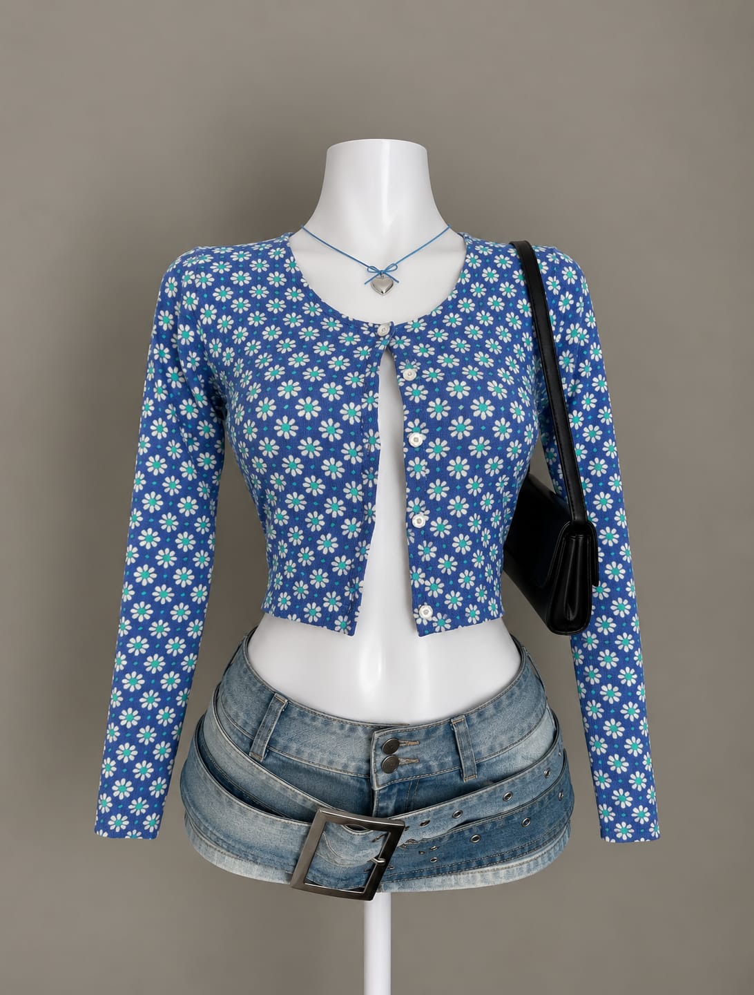 Blue Cardigan
