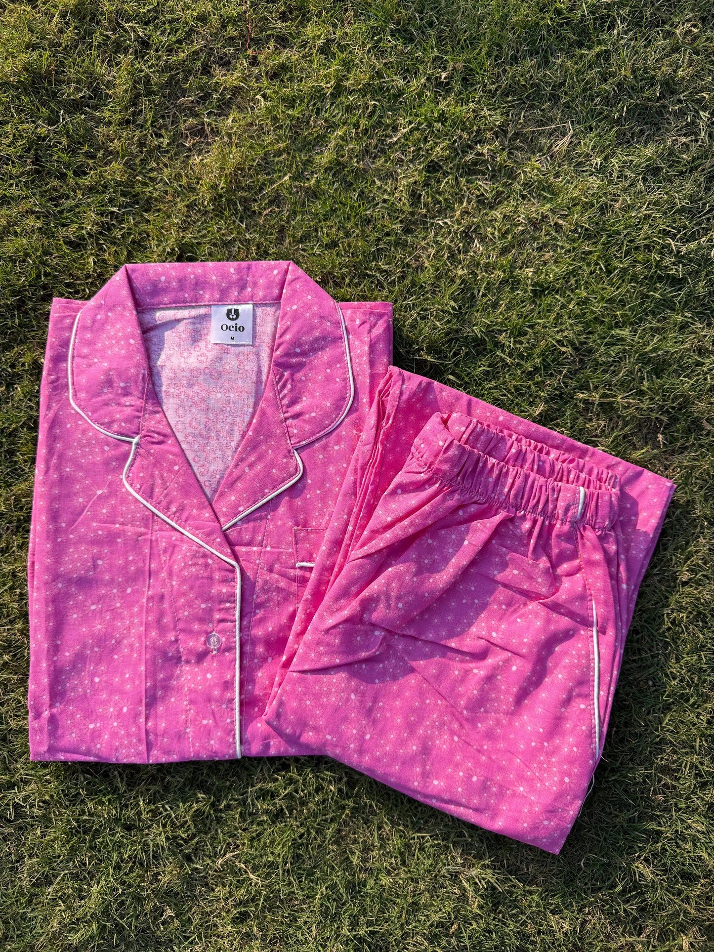 Pink Sparkles Maternity PJ - MT45