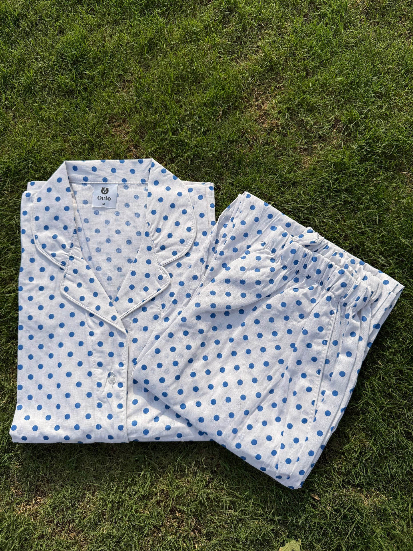 Half Sleeves Blue Spots - HPJ220