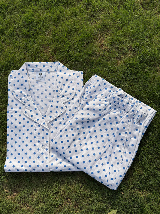 Half Sleeves Blue Spots - HPJ220