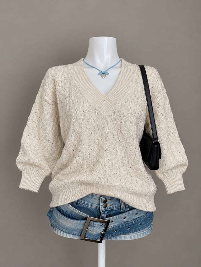 Cream Sweater