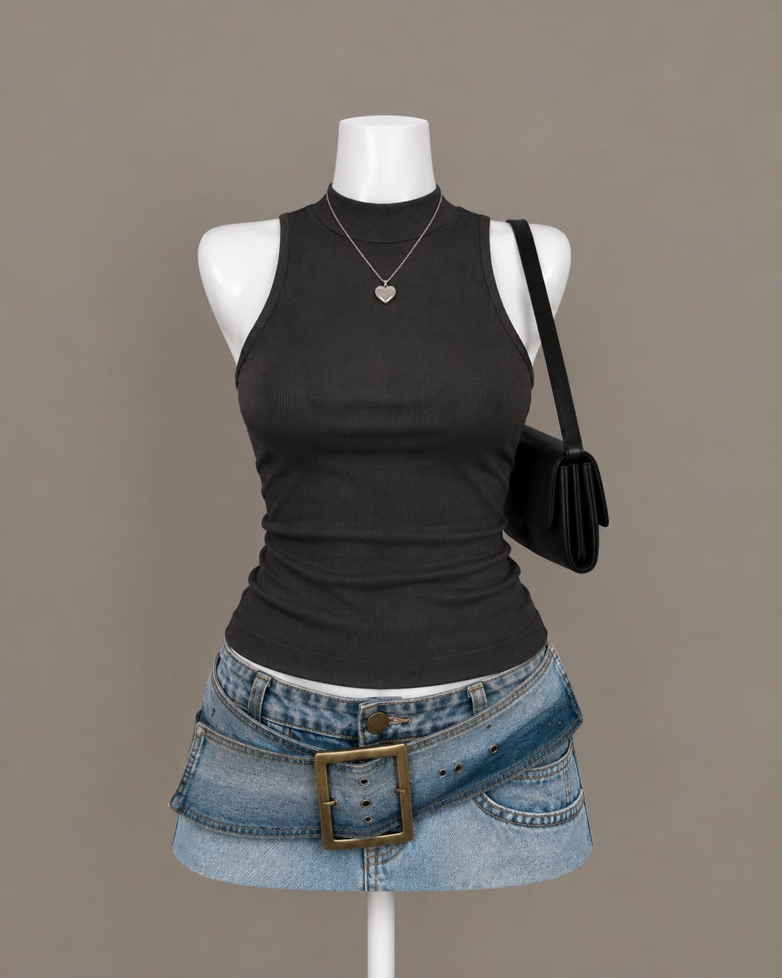 Black Sleeveless Top