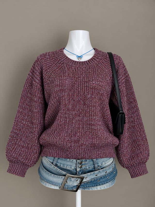 Burgundy Sweater